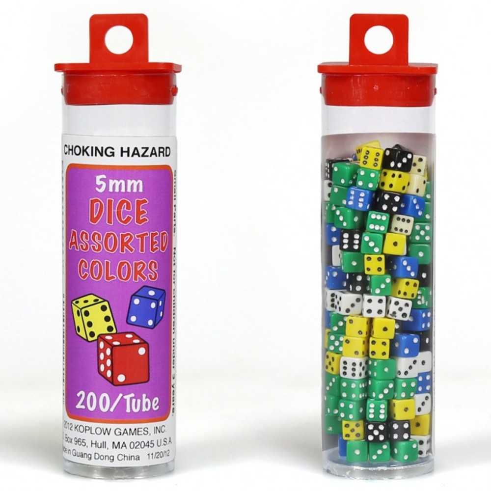 D6 Square Corner 5mm Ast (200)