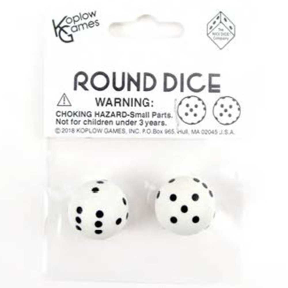 Round Dice Pair W Hbk
