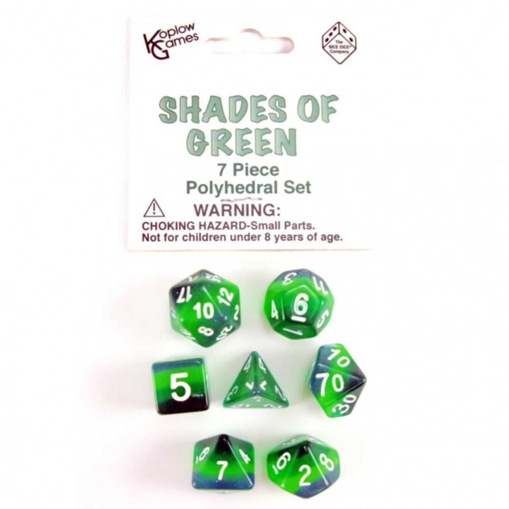 7 Set Tr Shades Of Green G Rwh