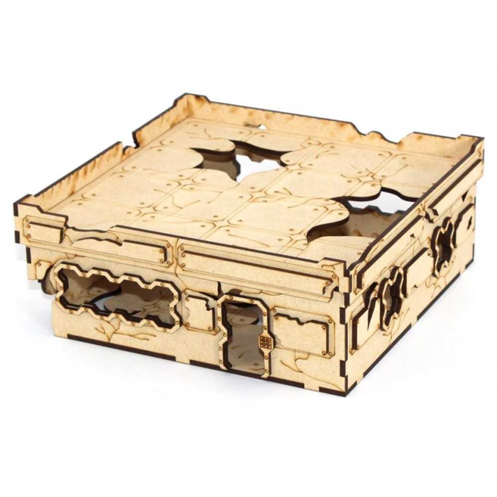 S38: 8" X 8" Ruined Blockhouse