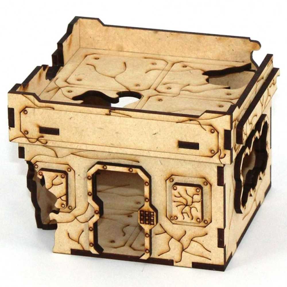 S38: 4" X 4" Ruined Blockhouse