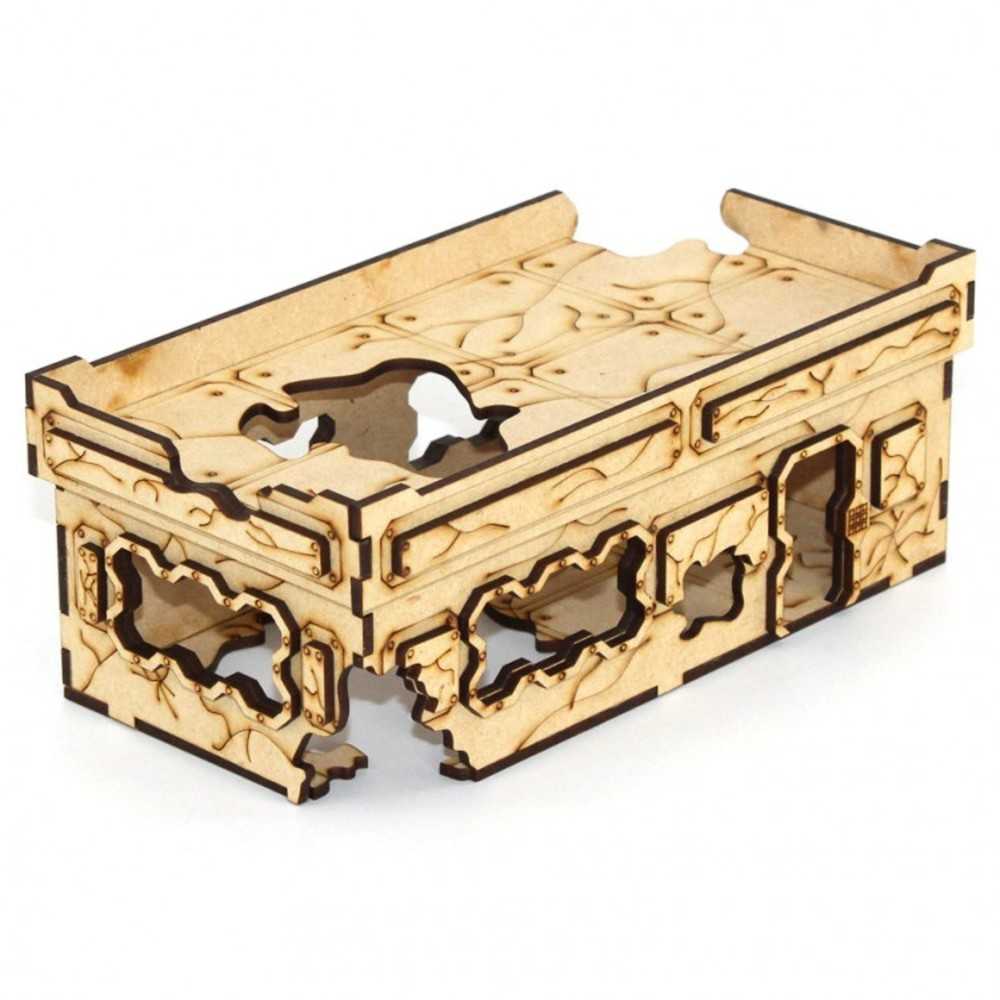 S38: 8" X 4" Ruined Blockhouse