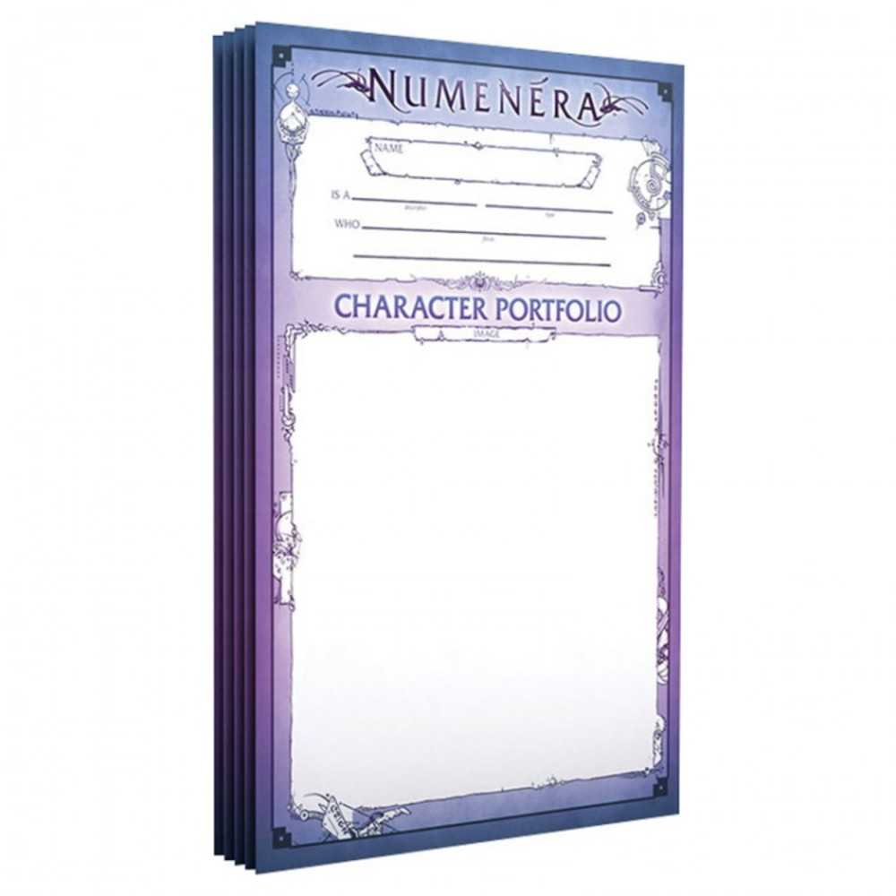 Numenera Character Portfolios (5pk)