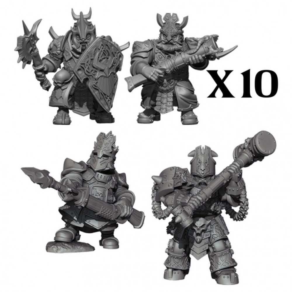Ko W: Vanguard: Abyssal:Dwarf Warband Set
