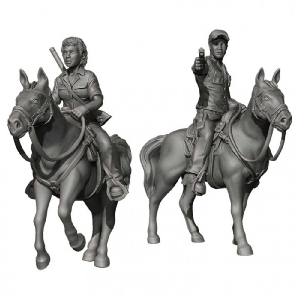 Wd: Maggie And Glenn On Horseback