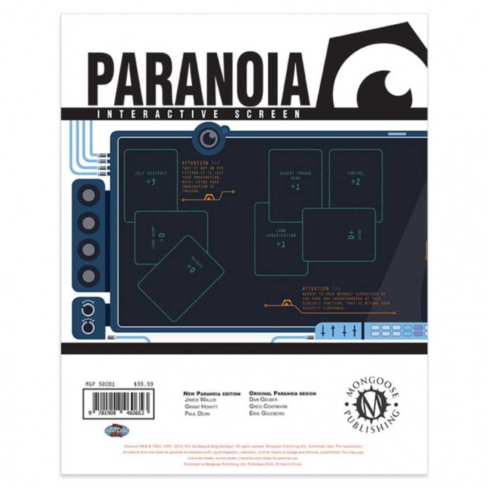 Paranoia Interactive Screen