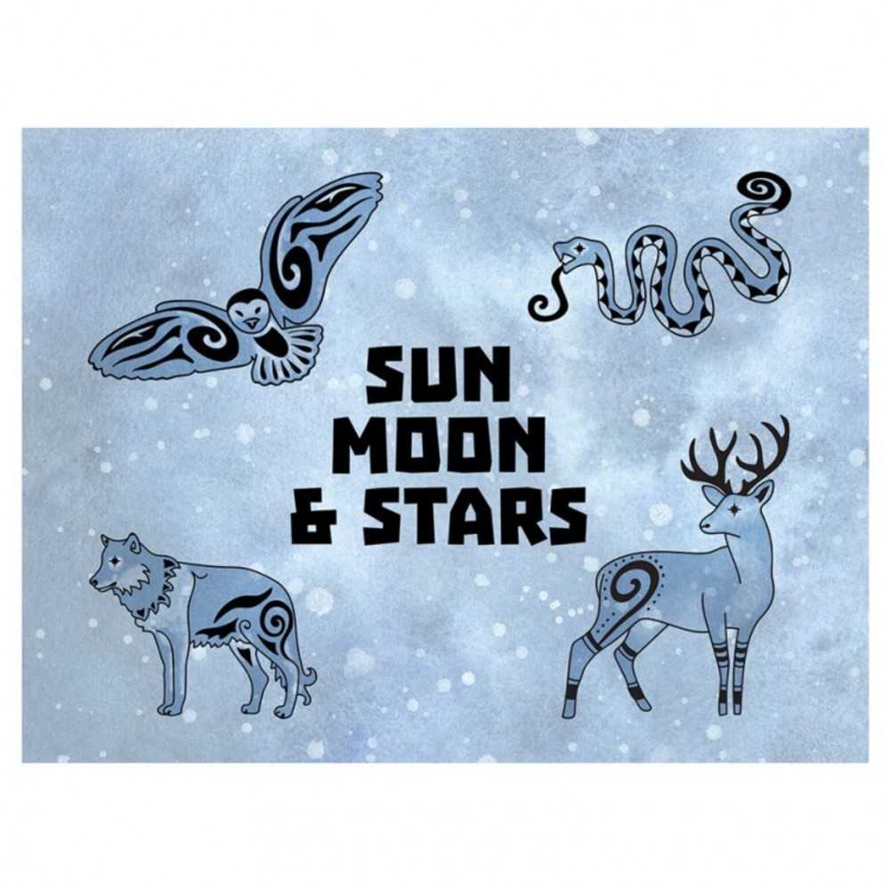 Sun, Moon & Stars