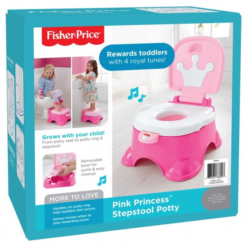Fp: Stepstool Potty: Pink Princess (2)