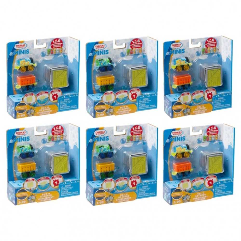 T&F: Minis: Fizz 'N Go Cargo Ast (6)