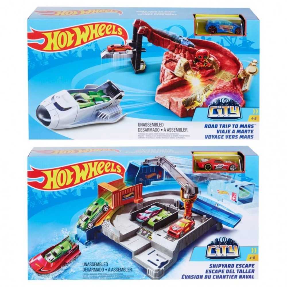 Hw: Ps: City Themed Playset Ast (4)