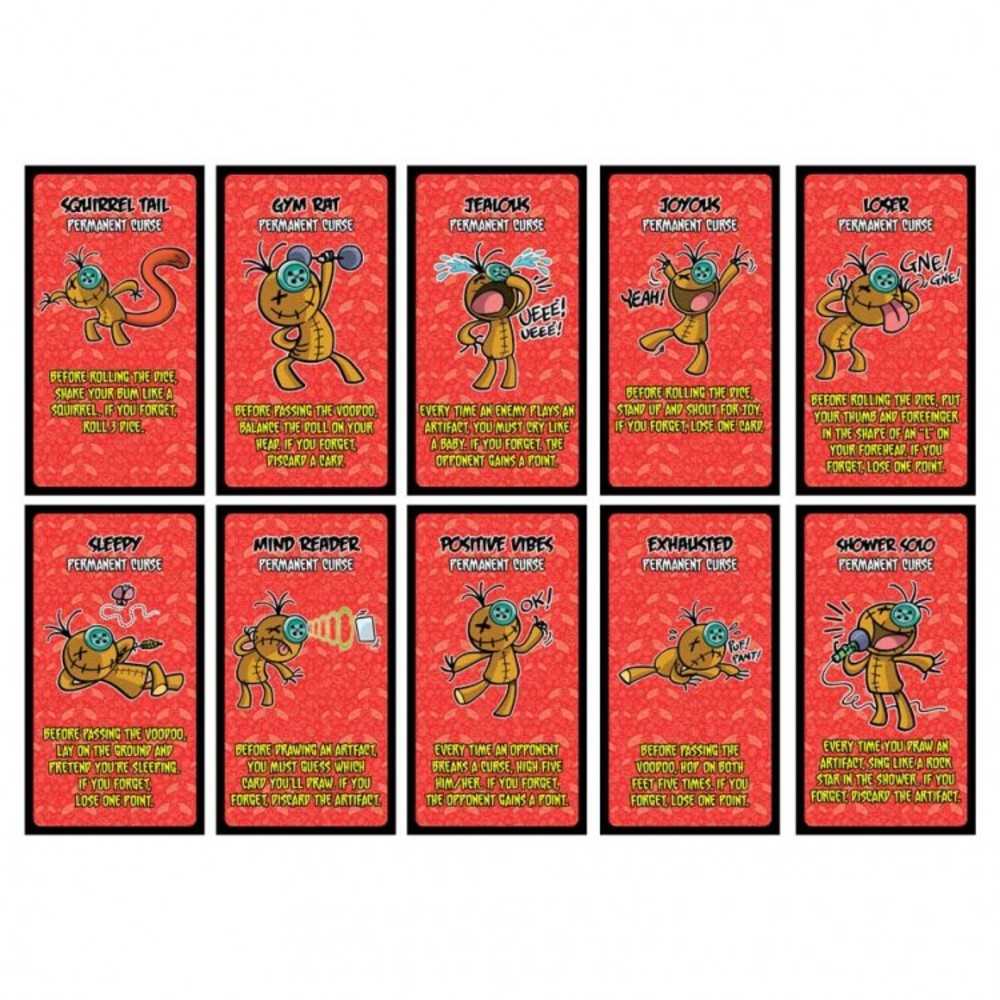 Voodoo: 10 Permanent Curse Cards