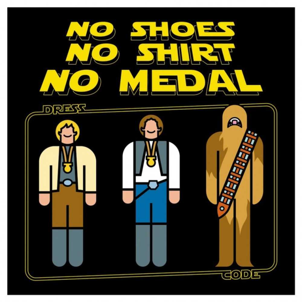 No Shoes, No Shirt, No Medal (L)