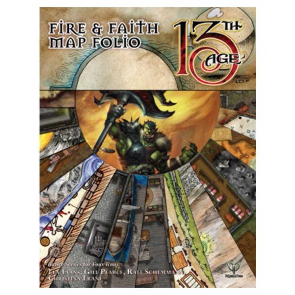 13th Age: Fire & Faith Map Folio (Supp.)