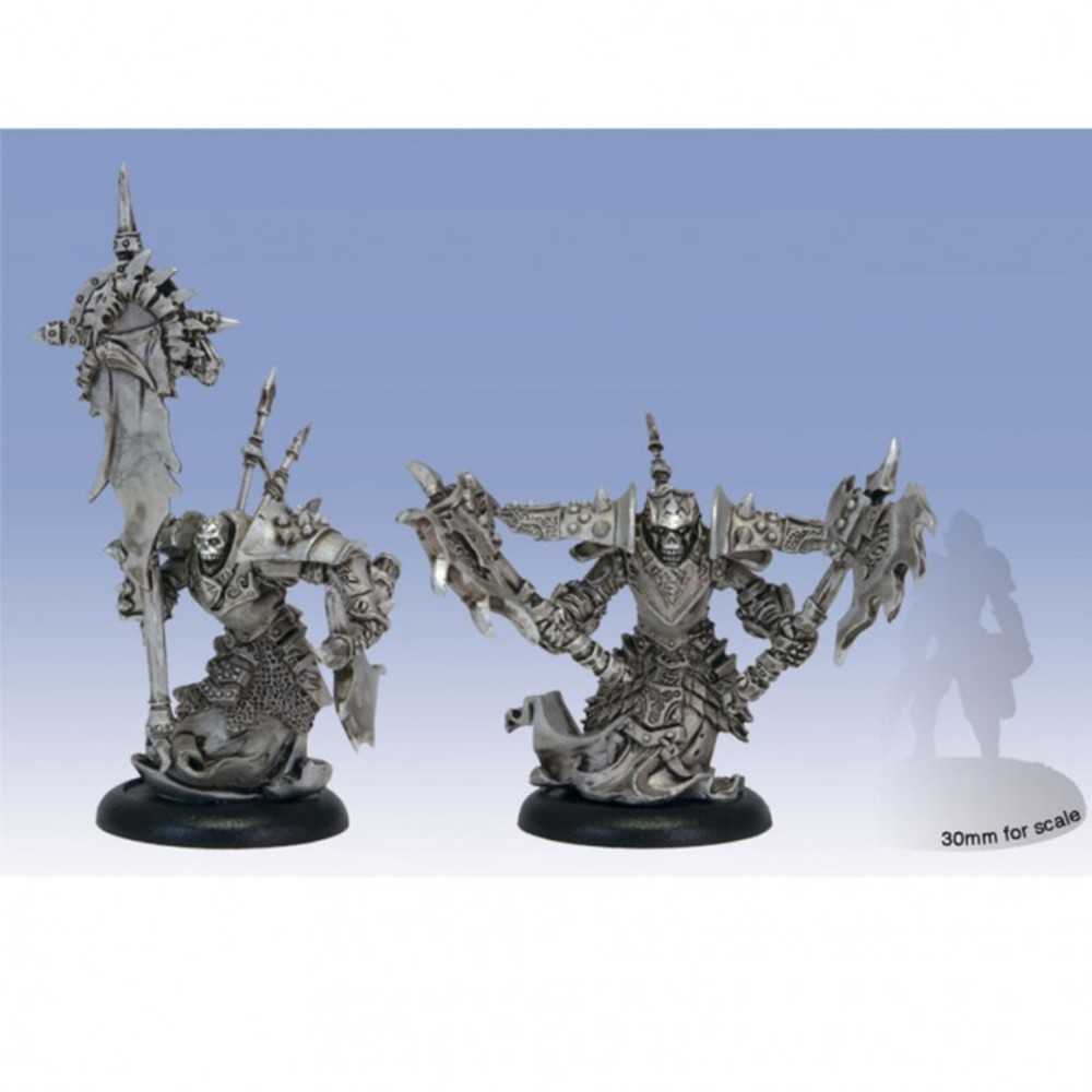 Wm:Cryx Bane Thrall Officer & Std Bearer