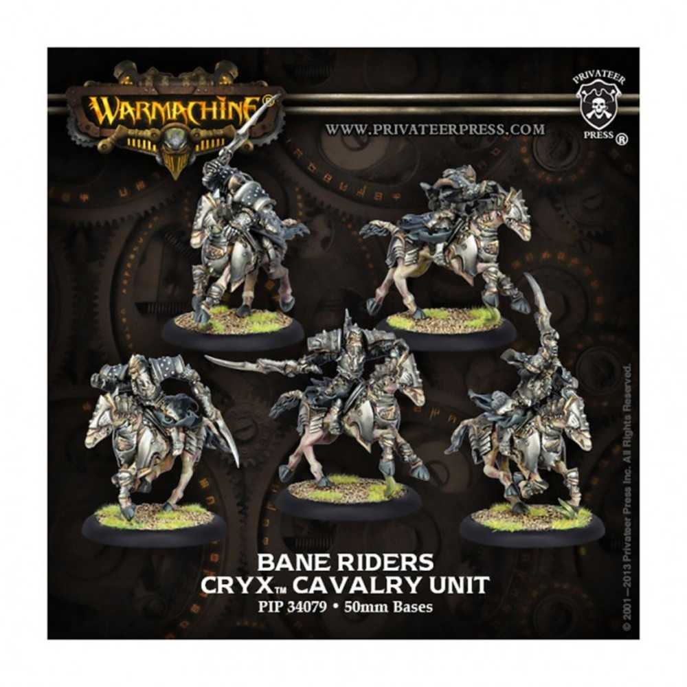 Wm: Cryx: Bane Riders Cavalry Unit (5)