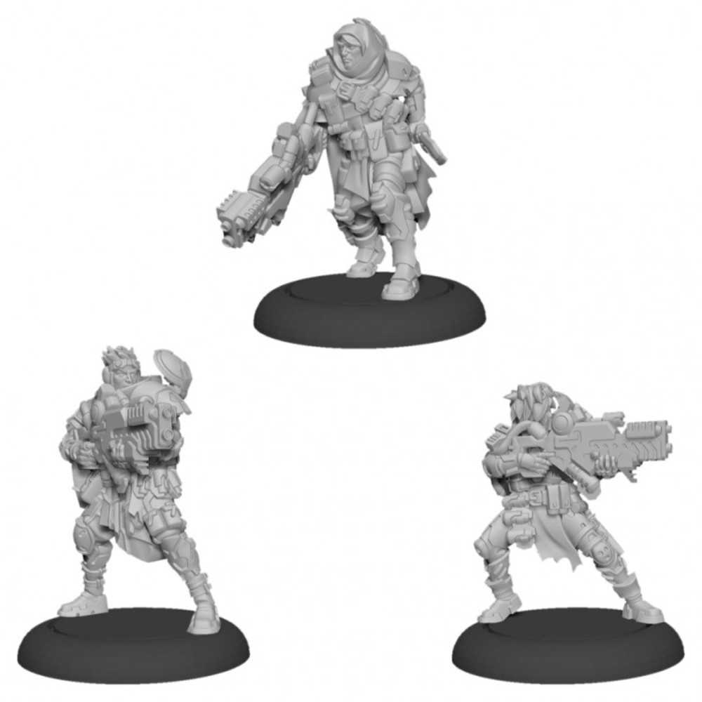 Warcaster: Mw: Ranger Fire Team (Metal)