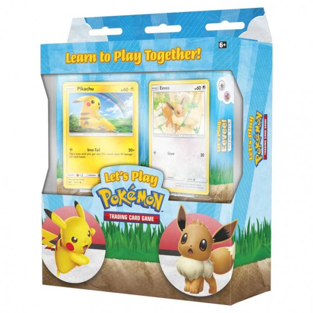 Pkm: Let's Play Pokémon Collectible Card Game Box