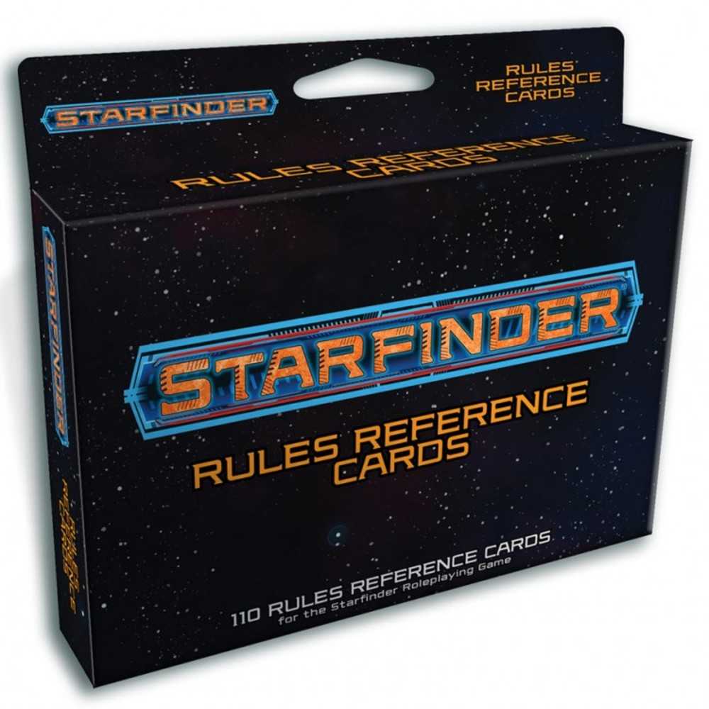 Sfrpg: Rules Reference Cards Deck