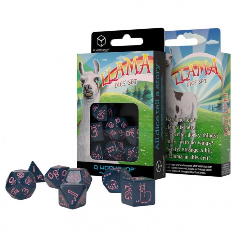 7 Set: Sparkling Llama Glitter Dkb Upk