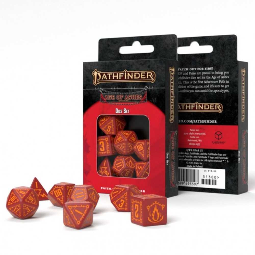 Pfrpg: Age Of Ashes Dice Set (7)