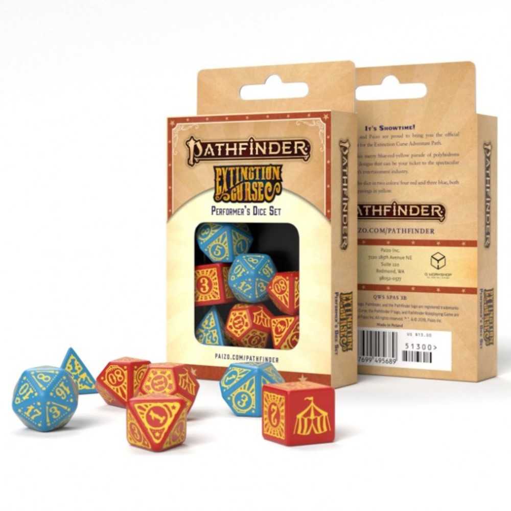 Pfrpg: Ext Curse Performers Dice Set
