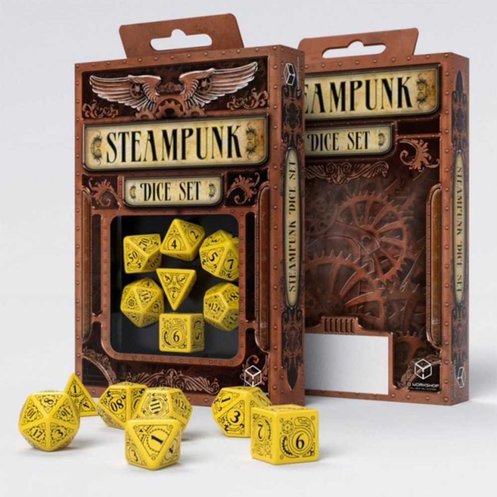 7 Set Steampunk Dice Y Ebk