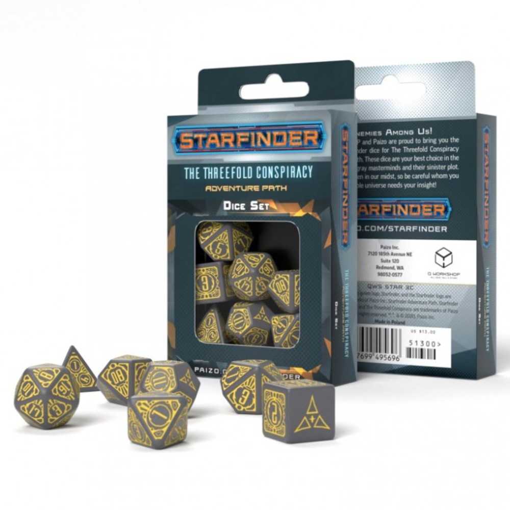 Sfrpg: Threefold Conspiracy Dice Set