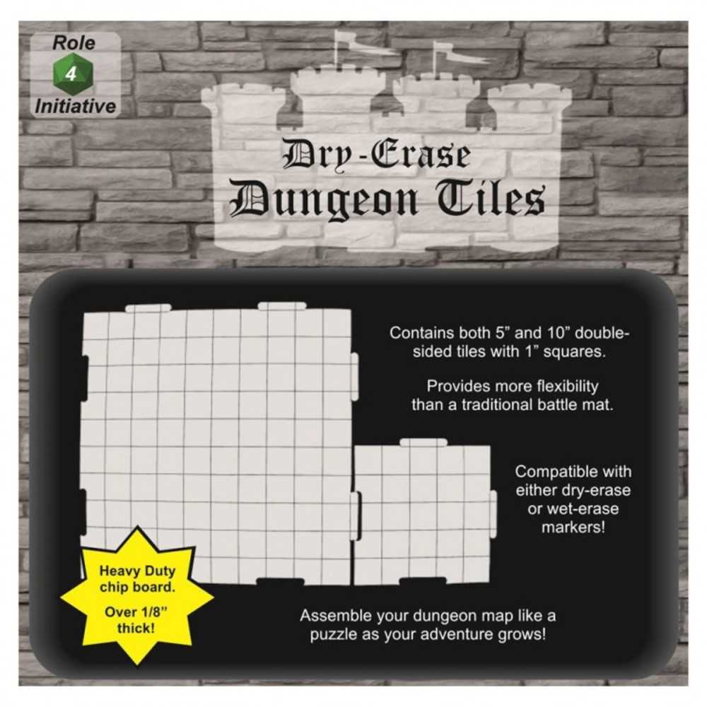 Combo Pack 10"/5" Dry Erase Dung. Tiles