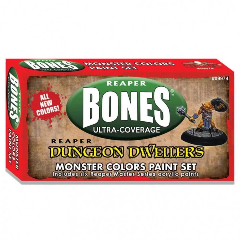 Dd: Msp Bones Paint Set: Monster Colors