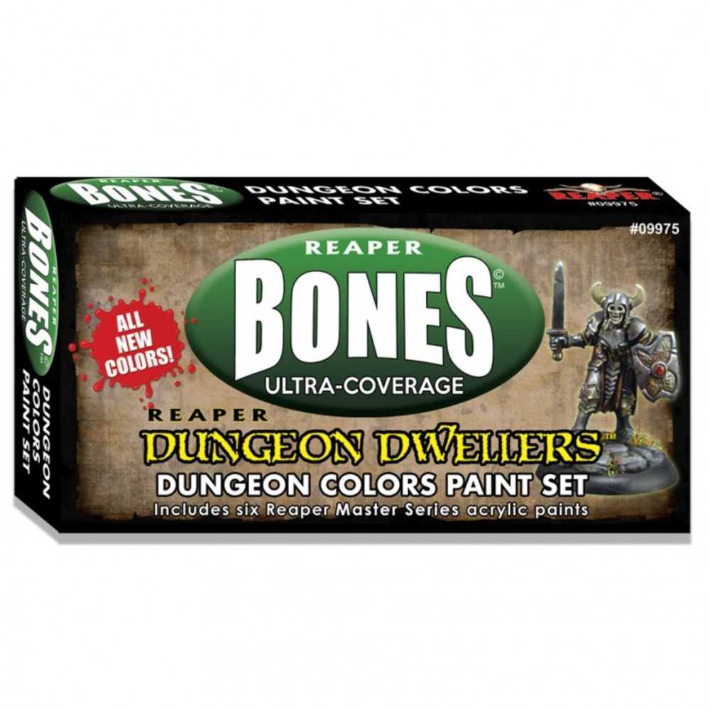 Dd: Msp Bones Paint Set: Dungeon Colors