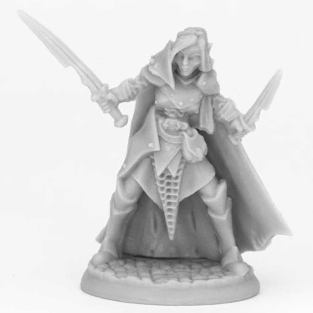 Bones Book: Dark Elf Female Warrior