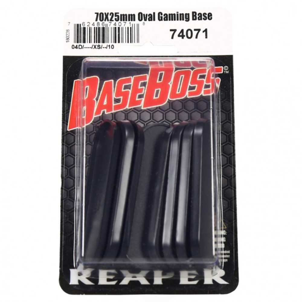 70mm X 25mm Oval Gaming Base (10)