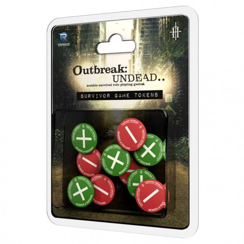 Outbreak: Undead.: Survivor's Tokens 2ND