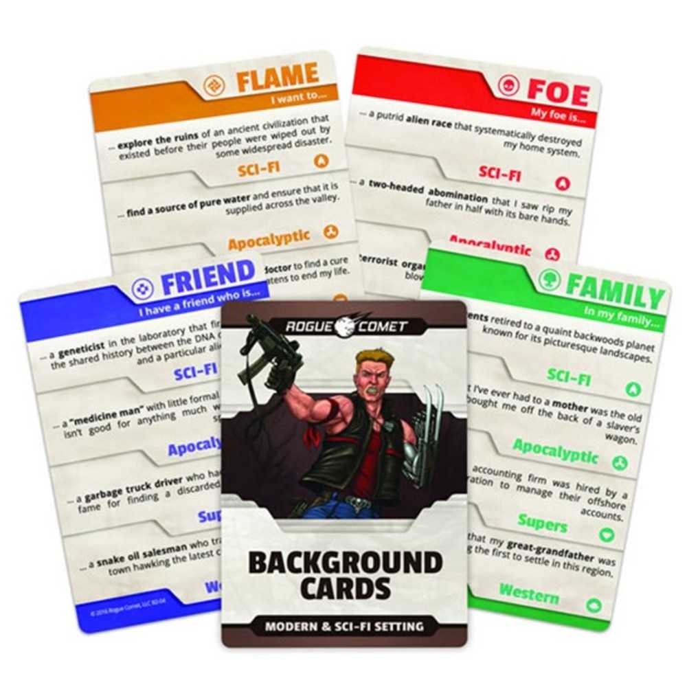 Background Cards: Modern/Sci Fi Setting