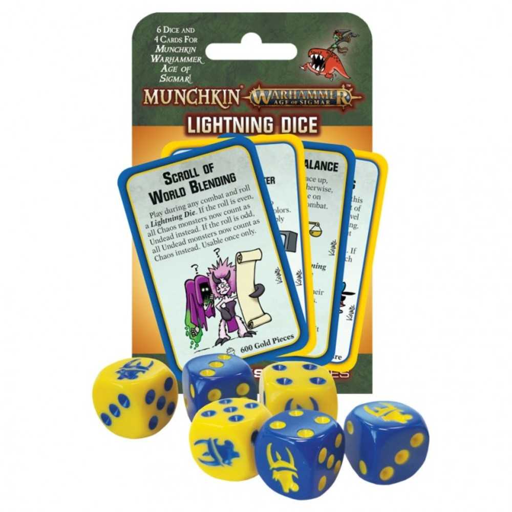D6 Munchkin Wh Ao S: Lightning Dice (6)