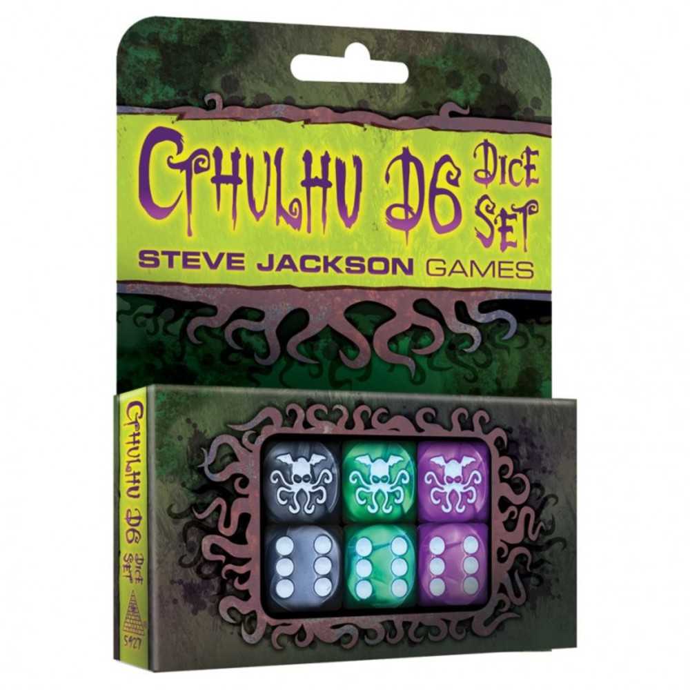 D6 Cthulhu Dice Set (6)