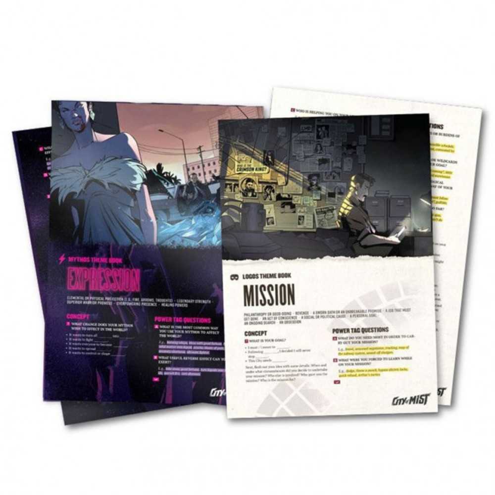City Of Mist Role Playing Game Themebooks