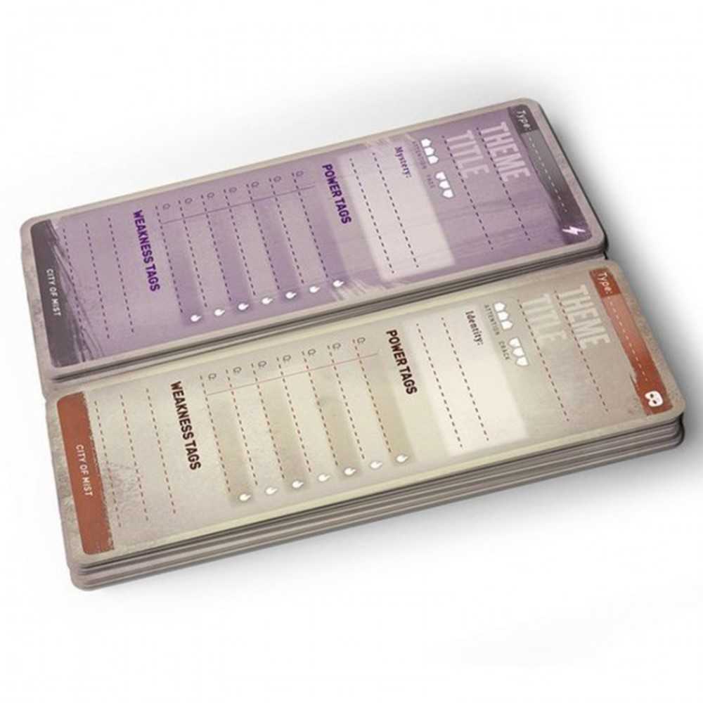 City Of Mist Role Playing Game Character & Theme Cards
