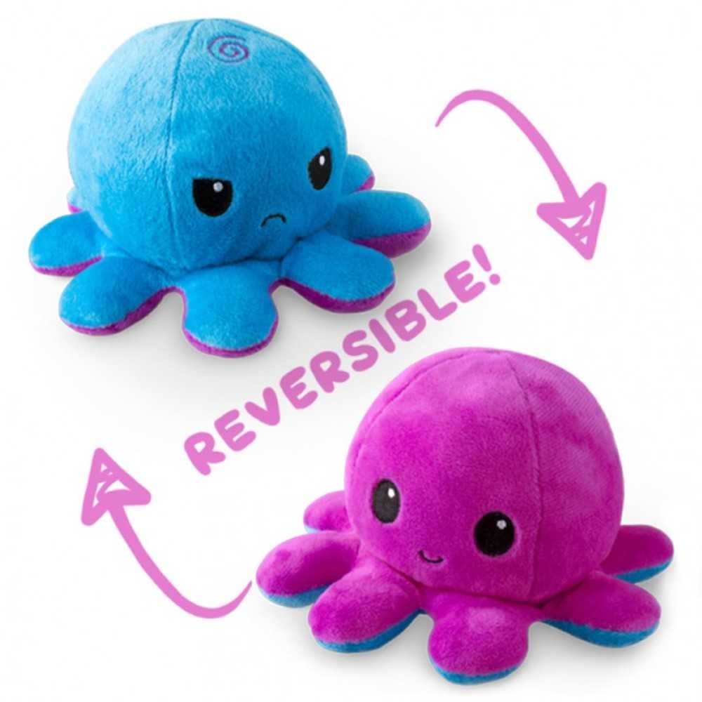 Reversible Octopus Mini Plush: Pu & Bu