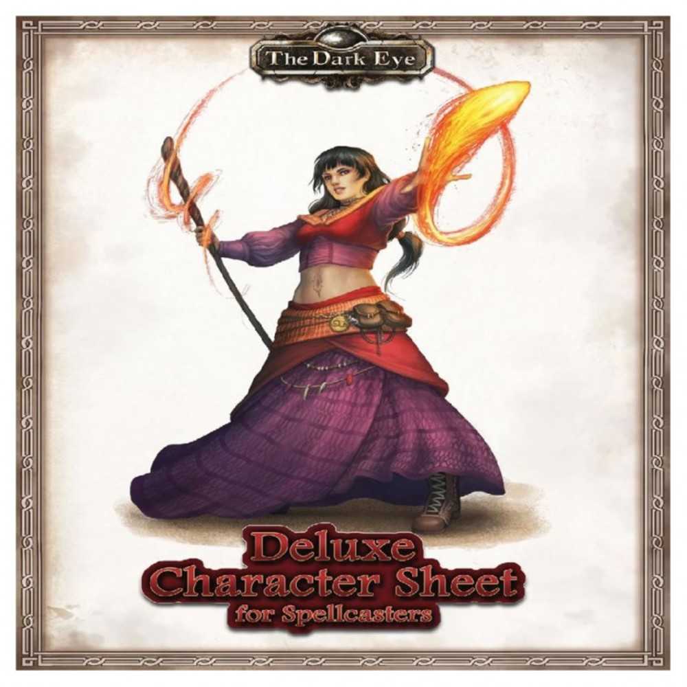 Tde: Deluxe Character Sheets Magic Users