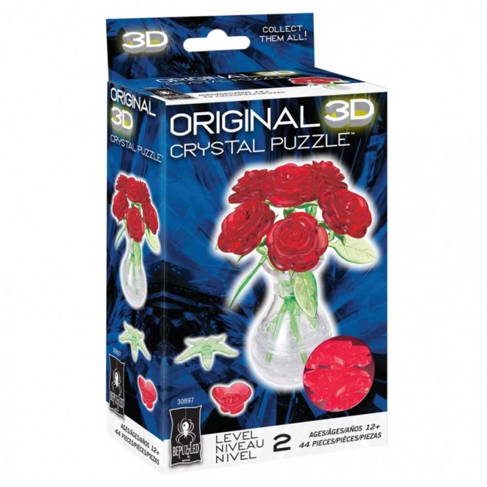 Puzzle: 3 D Crystal: Roses