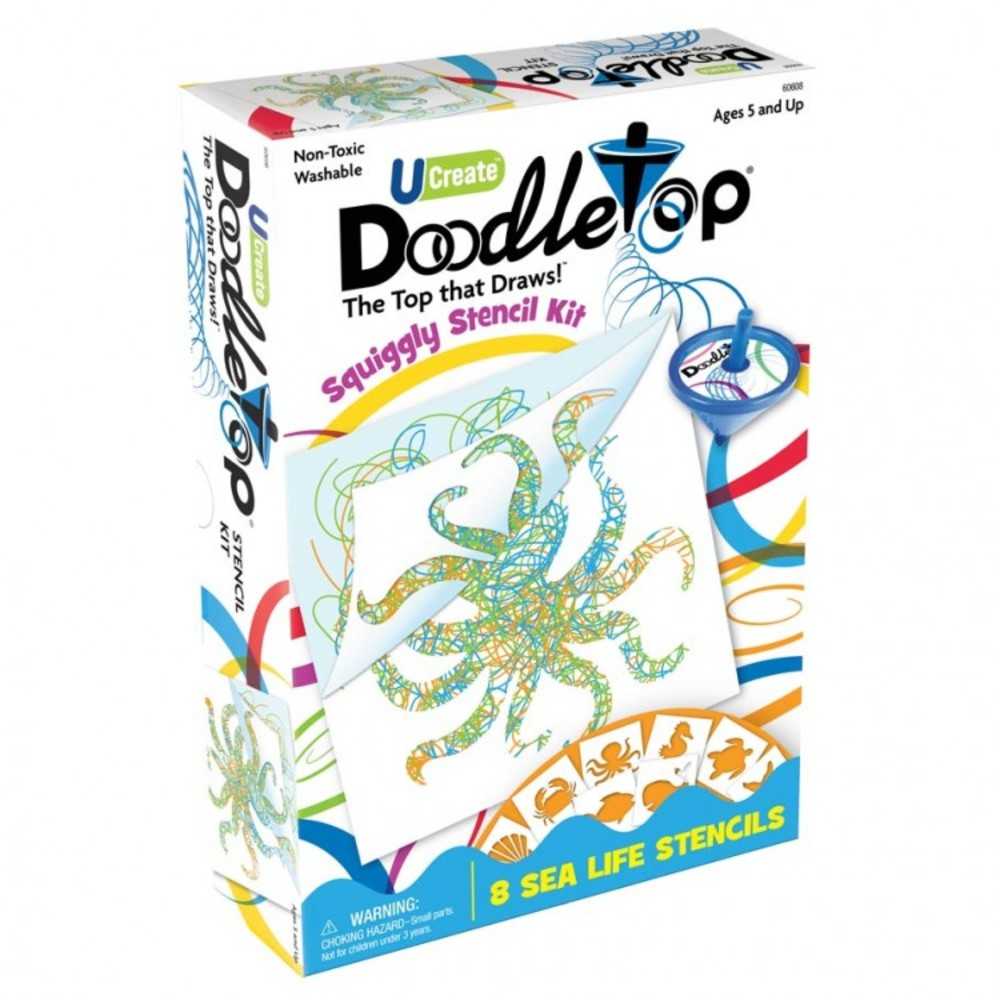Doodletop Sea Life Stencil Kit