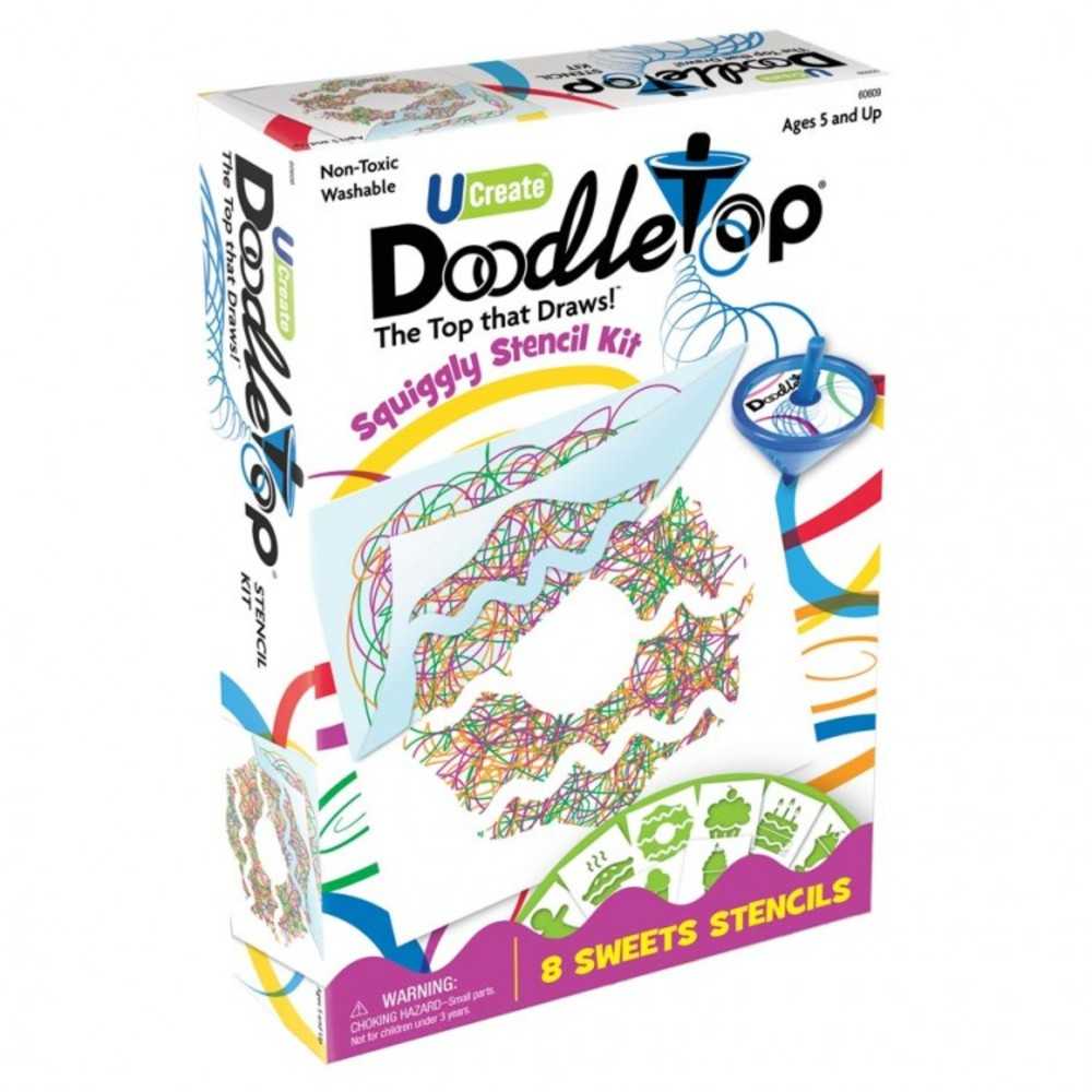 Doodletop Sweets Stencil Kit
