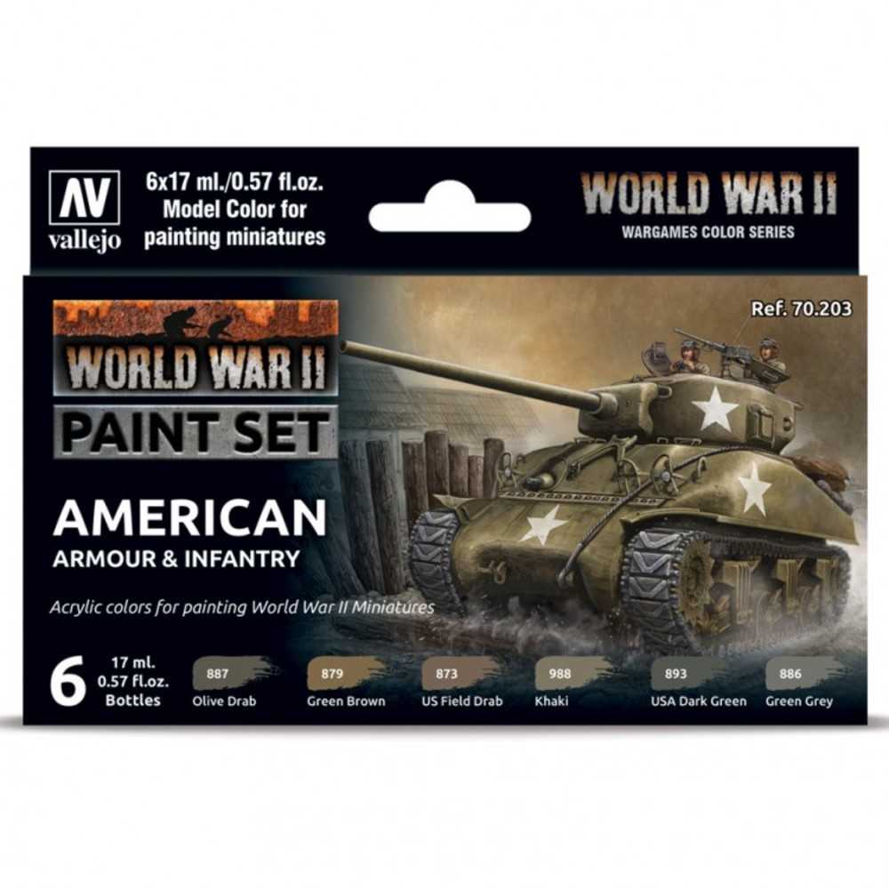 Mc: Wwii:Set: American Armour & Infantry