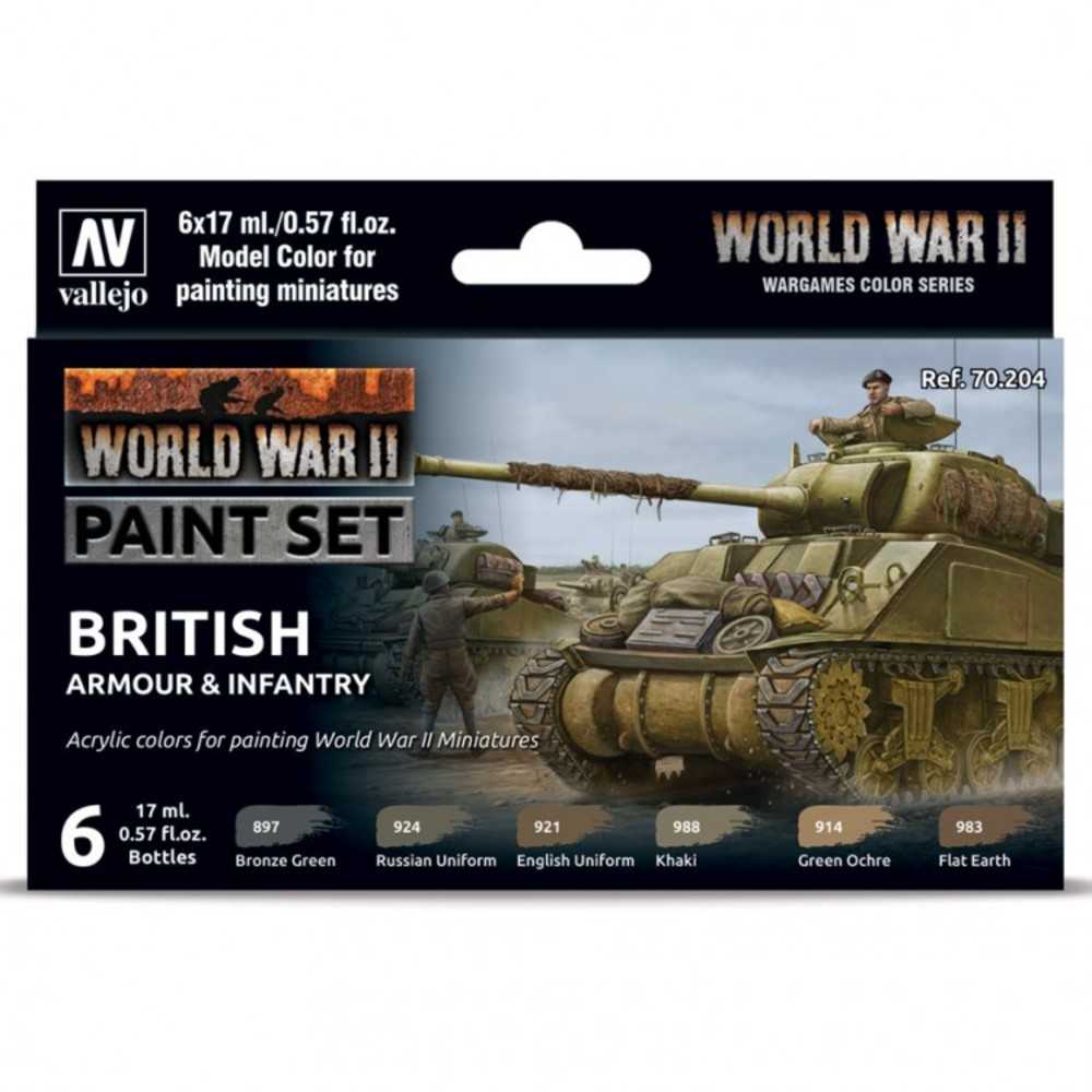 Mc: Wwii: Set: British Armour & Infantry