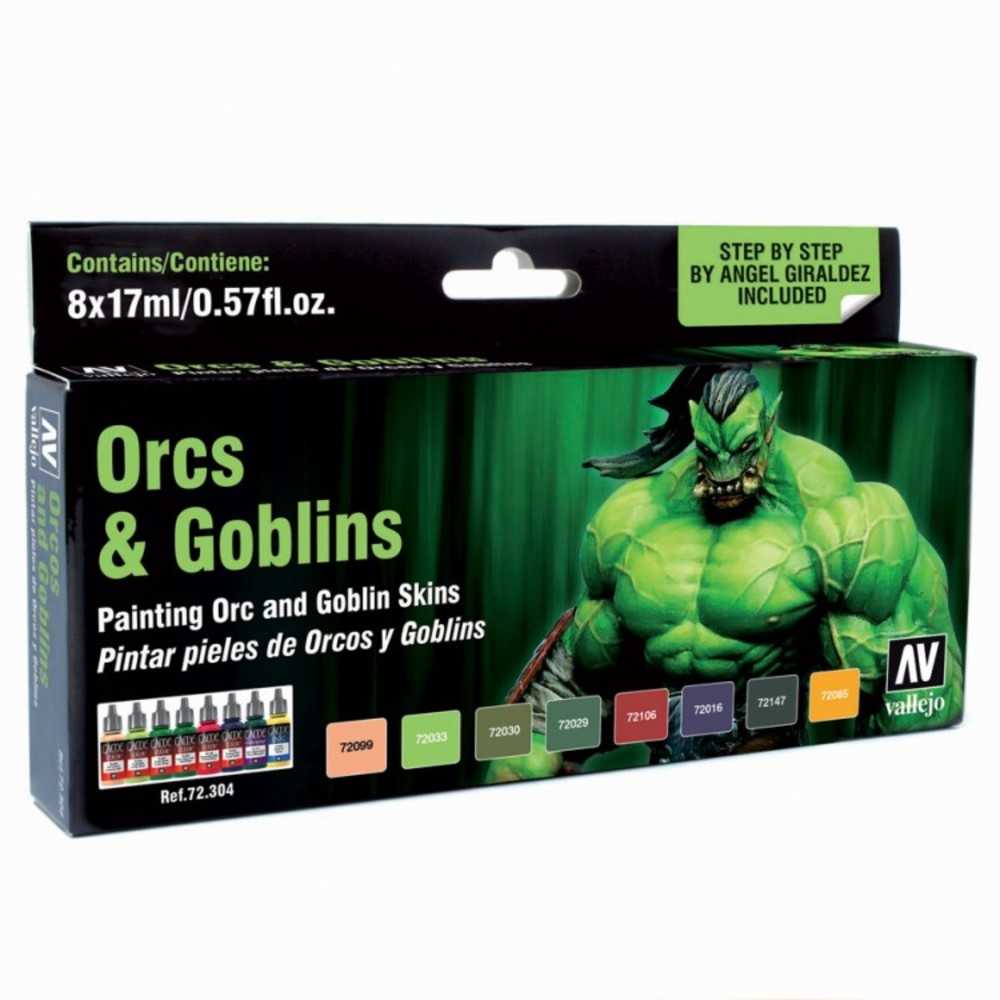 Gc: Orcs & Goblins Paint Set (8)