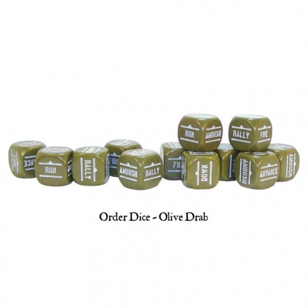 Ba: Orders Dice   Olive Drab
