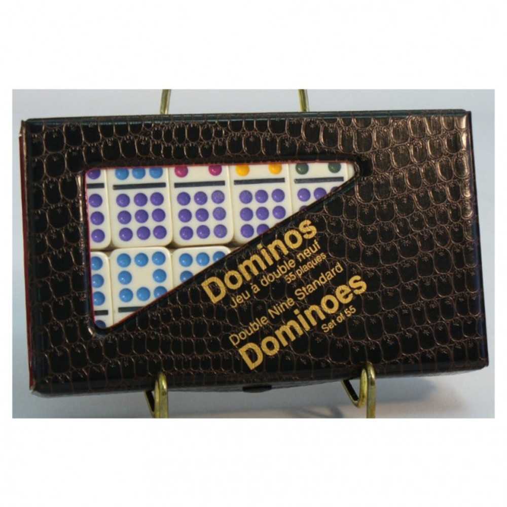 Dominoes: Double Nine Color Dot
