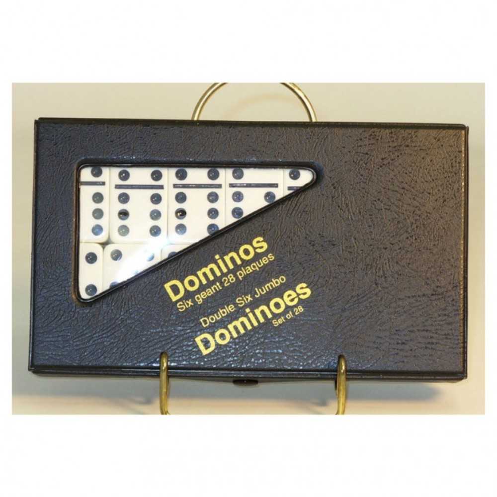 Dominoes: Club Size In Snap Case