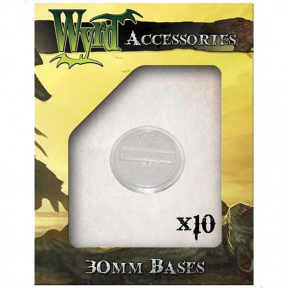 30mm Clear Bases (10)